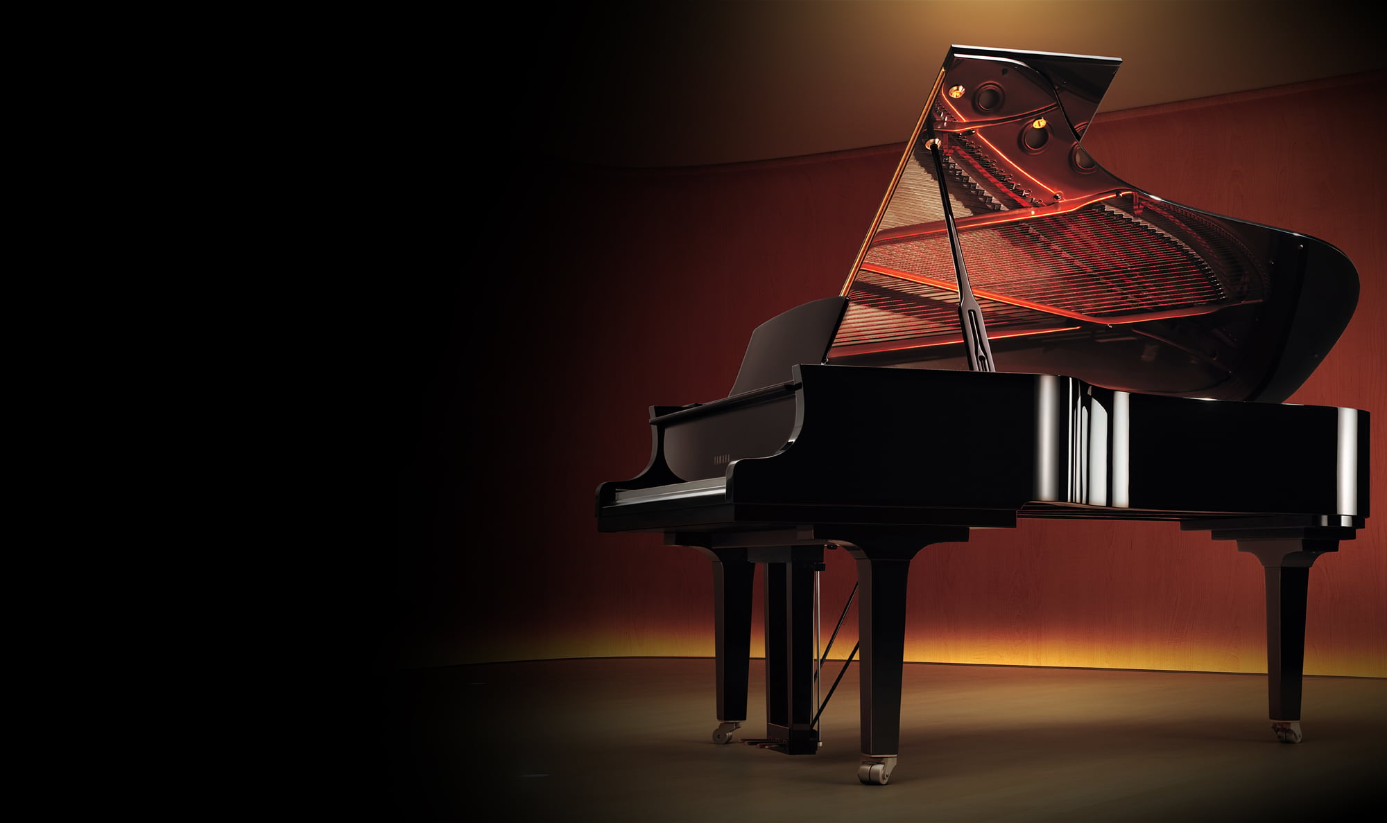 Yamaha Concert Piano on Stage | Classic Pianos Denver