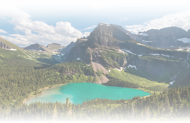Rocky Mountain scenic backdrop for Classic Pianos' Denver collection showcase.