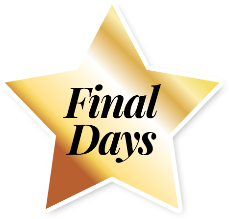Final days star banner for exclusive discounts at Classic Pianos, your premier Denver piano dealer.