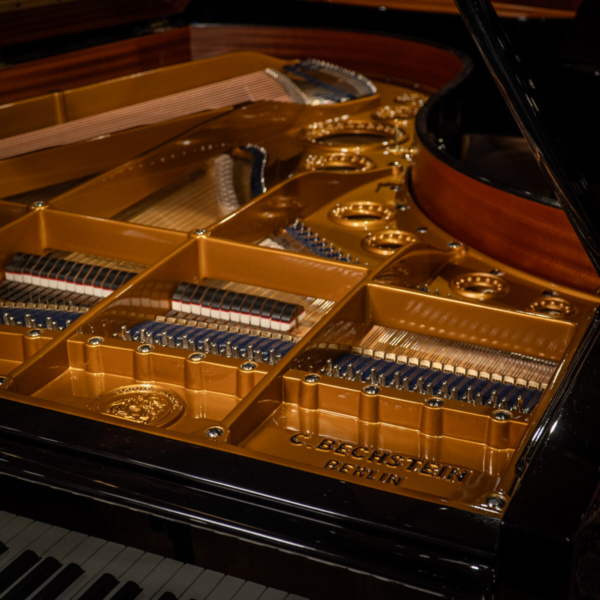 C. Bechstein “C” Fully Restored Vintage German Semi-Concert Grand