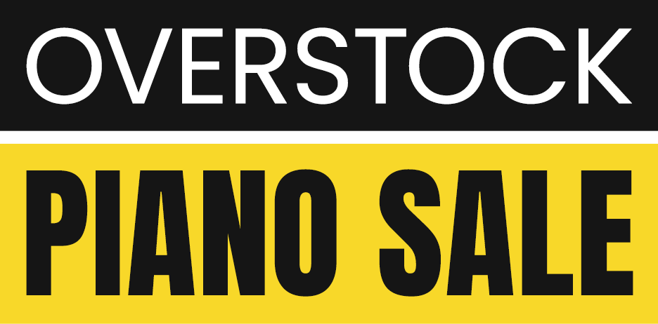 Overstock piano sale banner featuring premium pianos at discounted prices from Classic Pianos, Denver's trusted dealer.